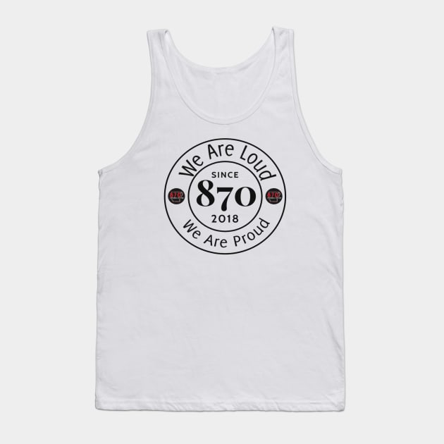 Loud N Proud Front and Back Tank Top by 870 Cornhole Nation